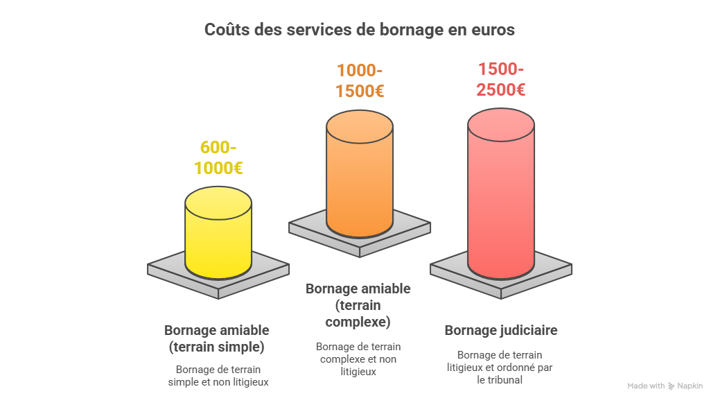 Type de bornagePrix moyen (TTC) - visual selection (1)